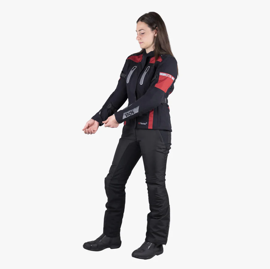 Tour Damen Jacke Pacora-ST schwarz-bordeaux - Image 9