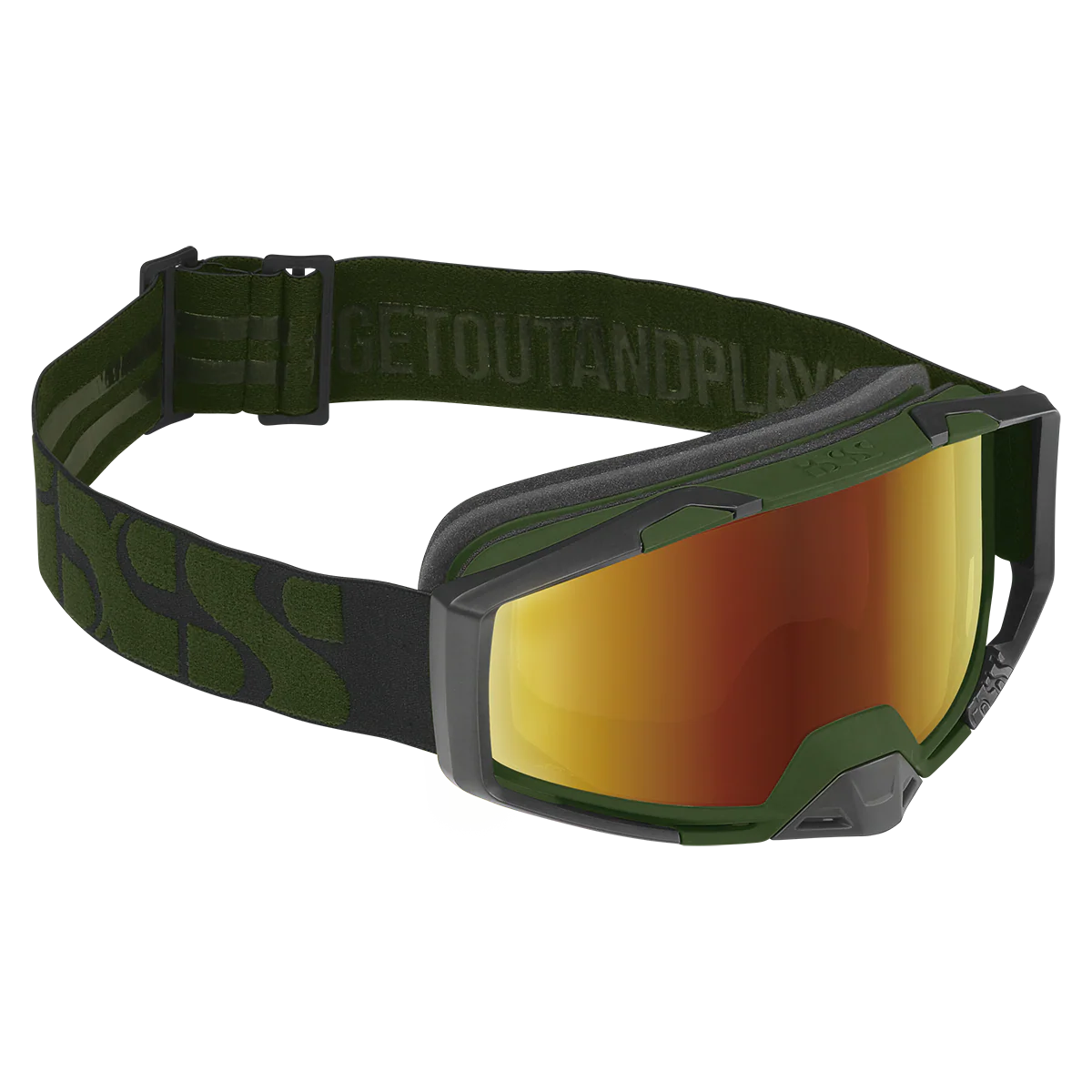 Trigger Goggle Mirror (Low Profile) - Olive/Mirror Gold