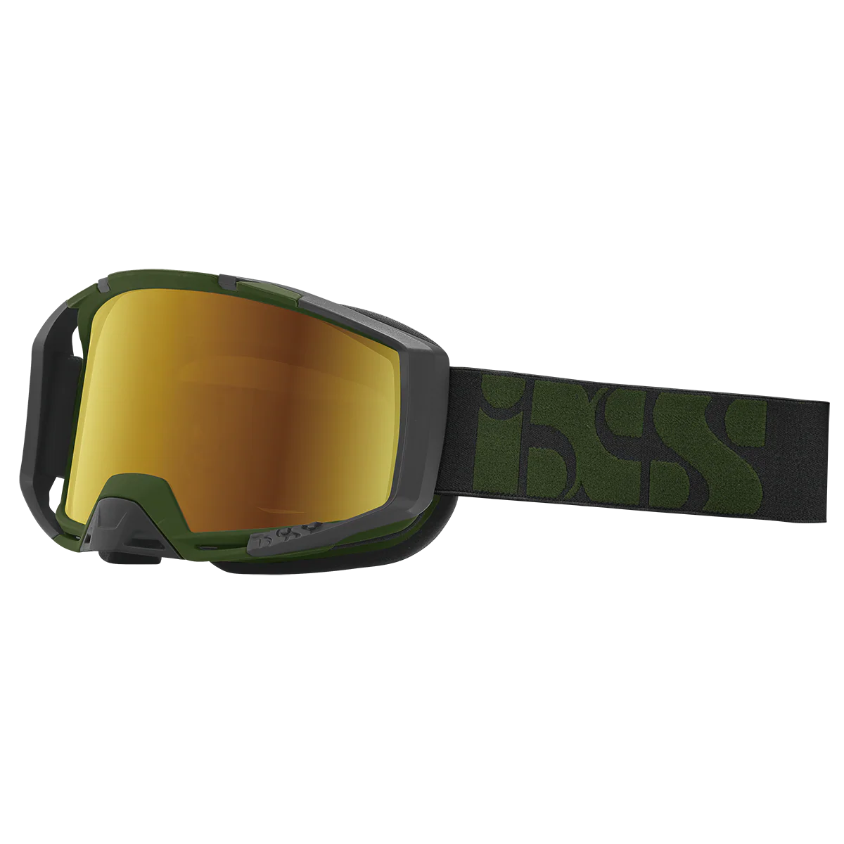 Trigger Goggle Mirror (Low Profile) - Olive/Mirror Gold - Image 2