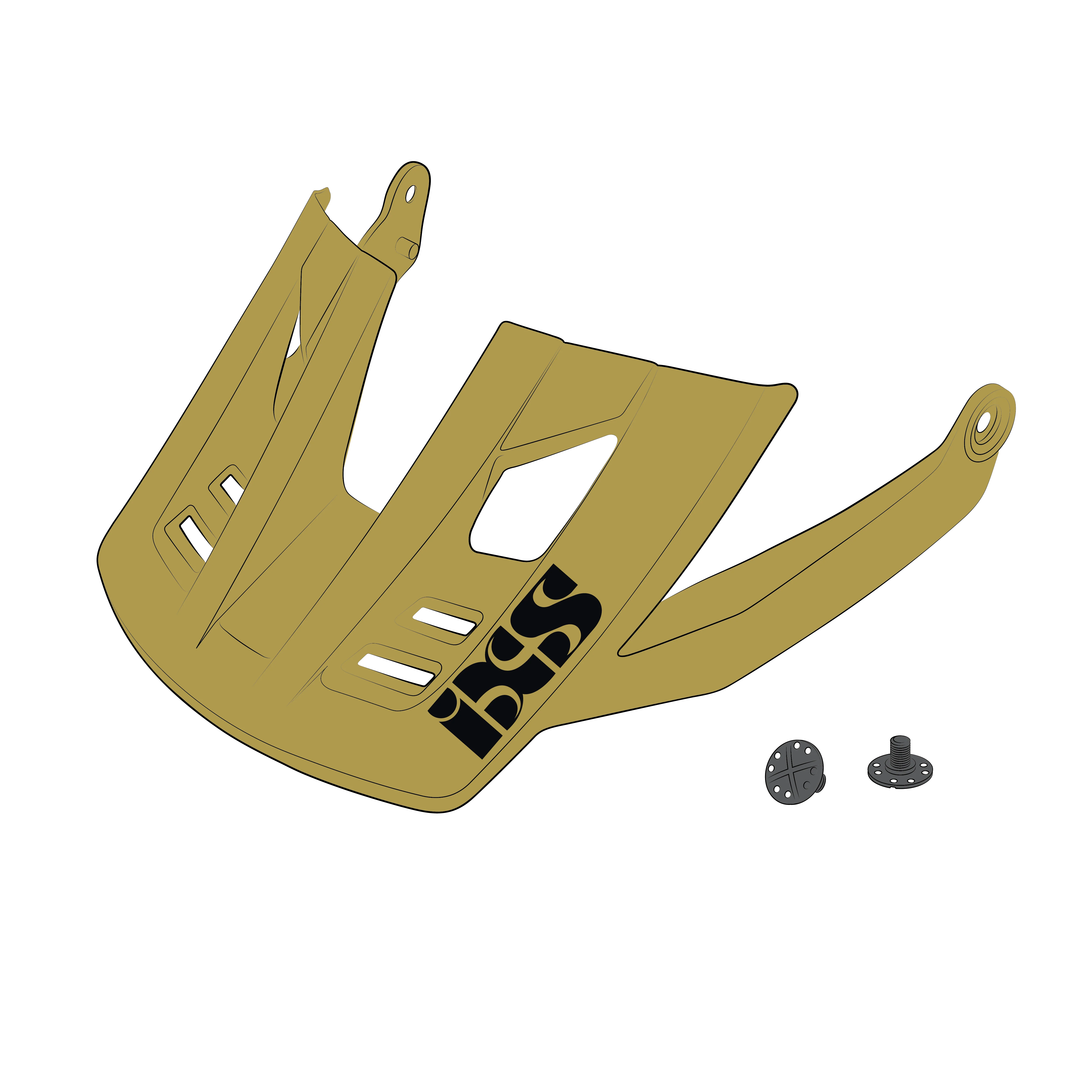 Visor + Pins Trigger FF - Acacia