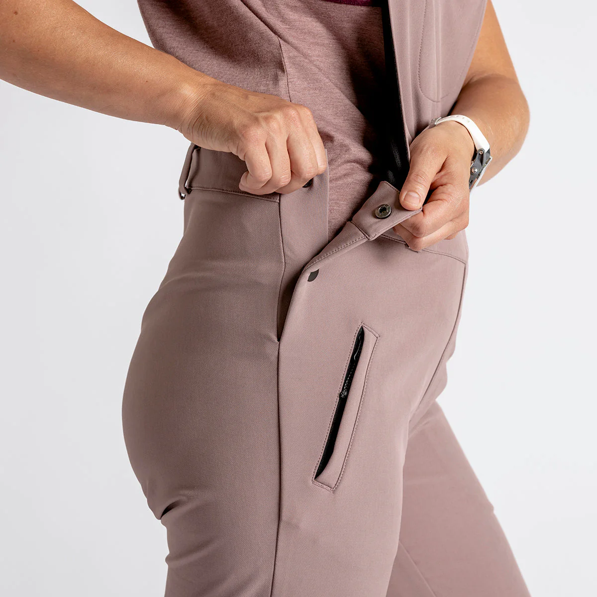 Women's Carve Latzhose - taupe - Image 8
