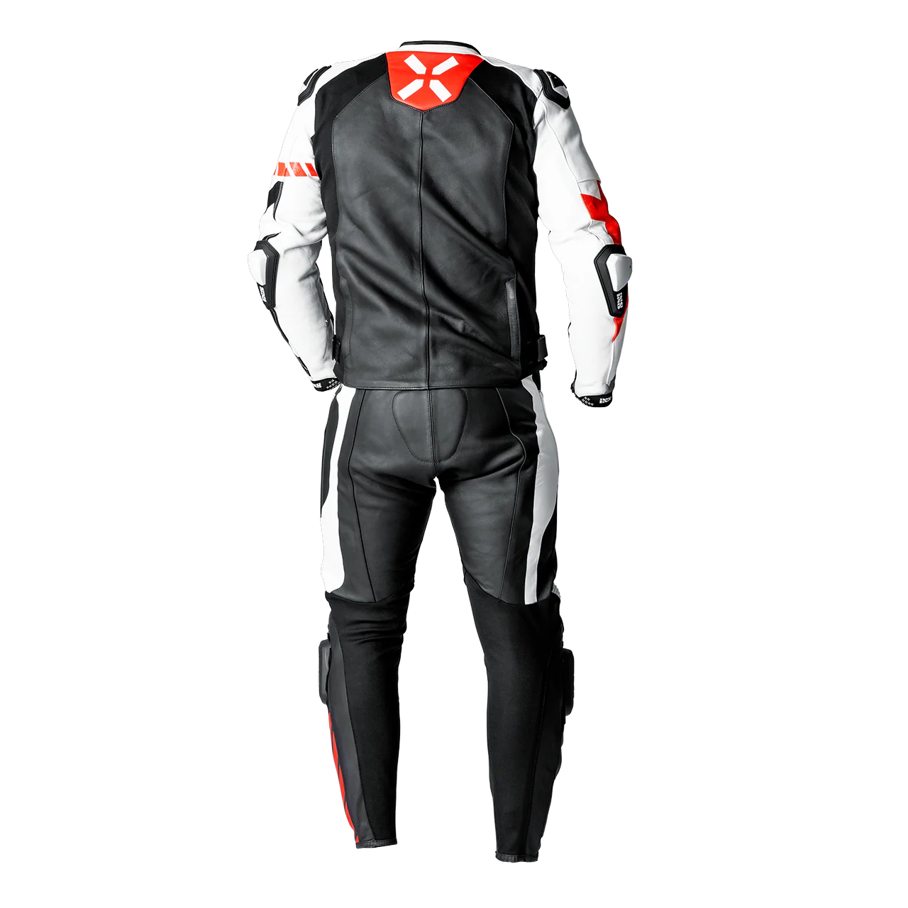 Ace 1.0 Lederkombi Zweiteiler - schwarz-weiss-rot - Image 5