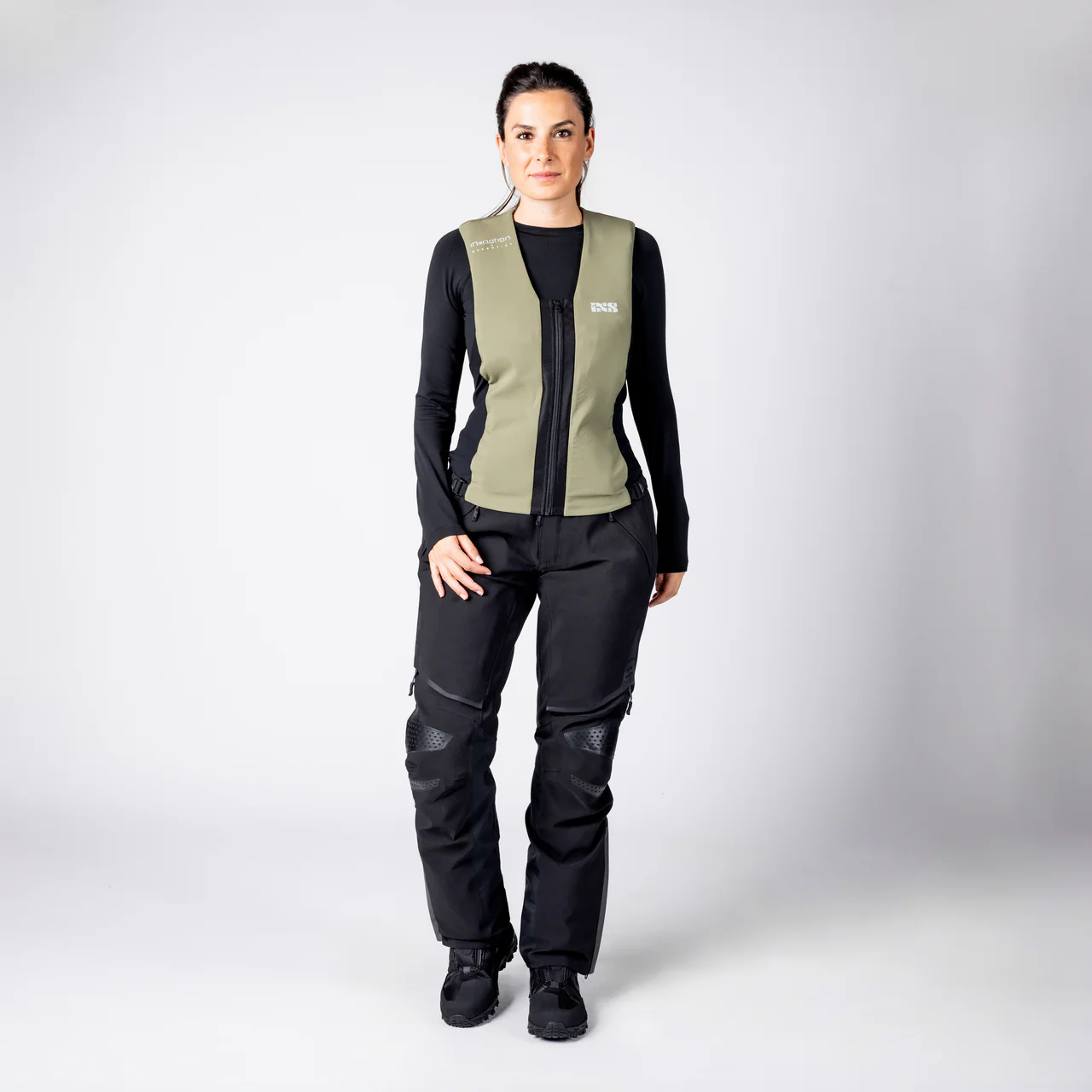 Airbag Weste IPRO 1.0 - oliv-schwarz - Image 2