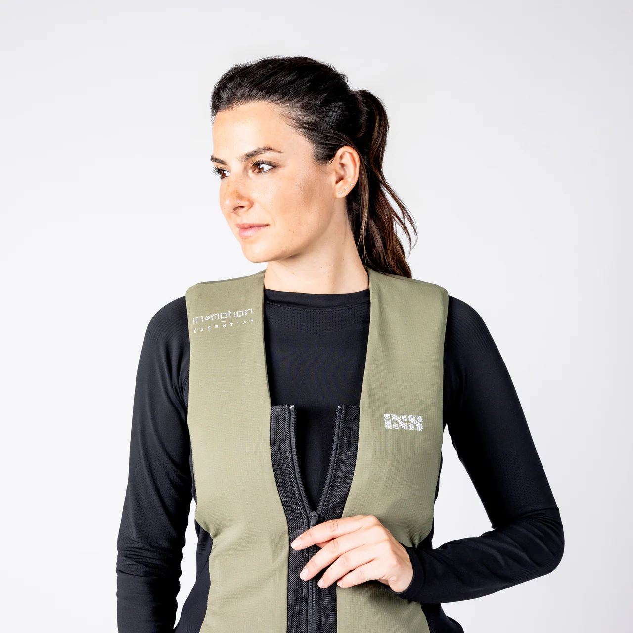 Airbag Weste IPRO 1.0 - oliv-schwarz - Image 9