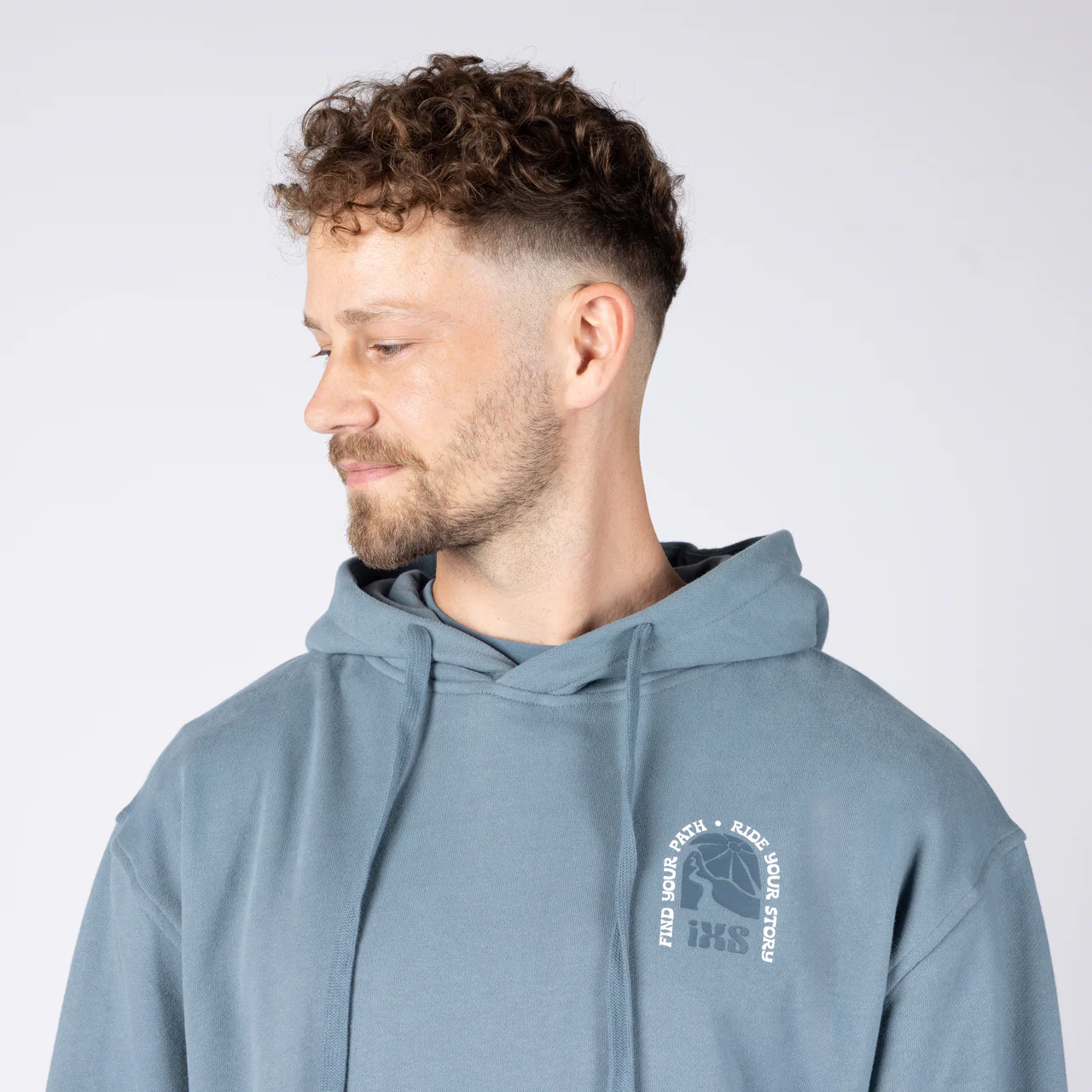 Graphic 1.0 Hoodie - blau grau - Image 17