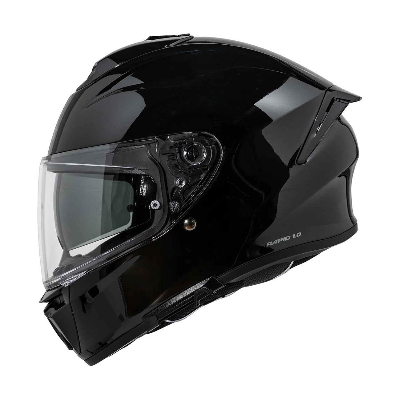 Rapid 1.0 Glossy Integralhelm - schwarz - Image 4