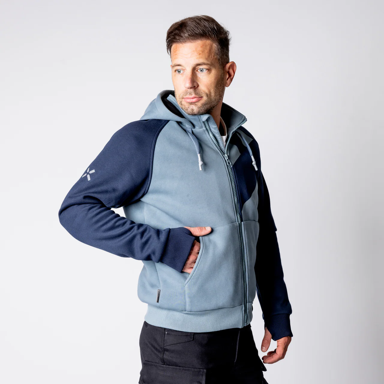 Rapid 1.0 Hoodie - dunkelblau-blau grau - Image 14