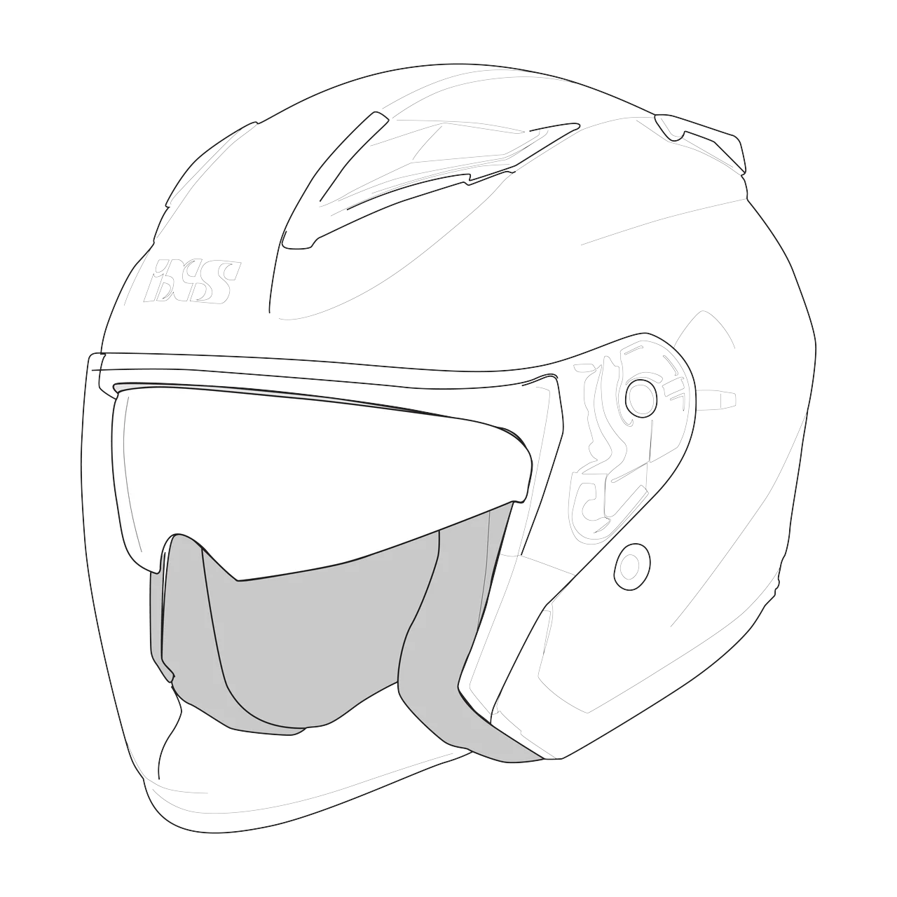 Rapid 1.0 OF Wangenpolster - schwarz