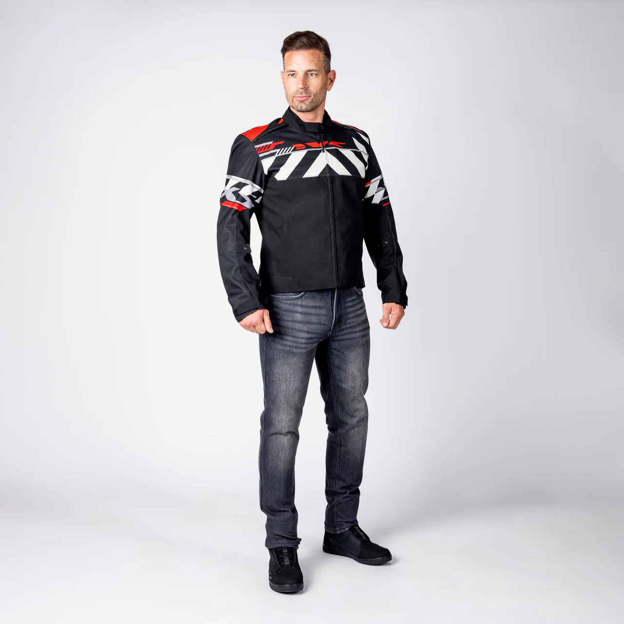 Rapid-STX 2.1 Laminatjacke - schwarz-rot-grau - Image 16