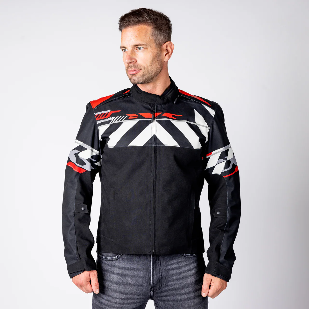 Rapid-STX 2.1 Laminatjacke - schwarz-rot-grau - Image 2