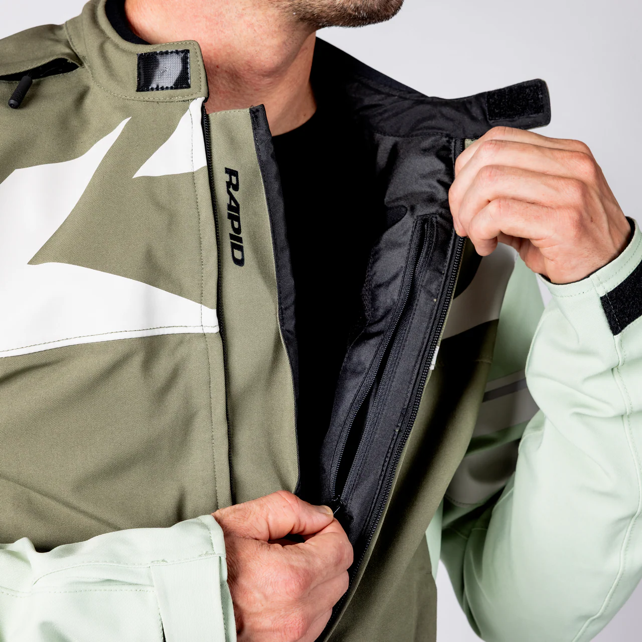 Rapid-STX 2.2 Laminatjacke - oliv-hellgrün - Image 19