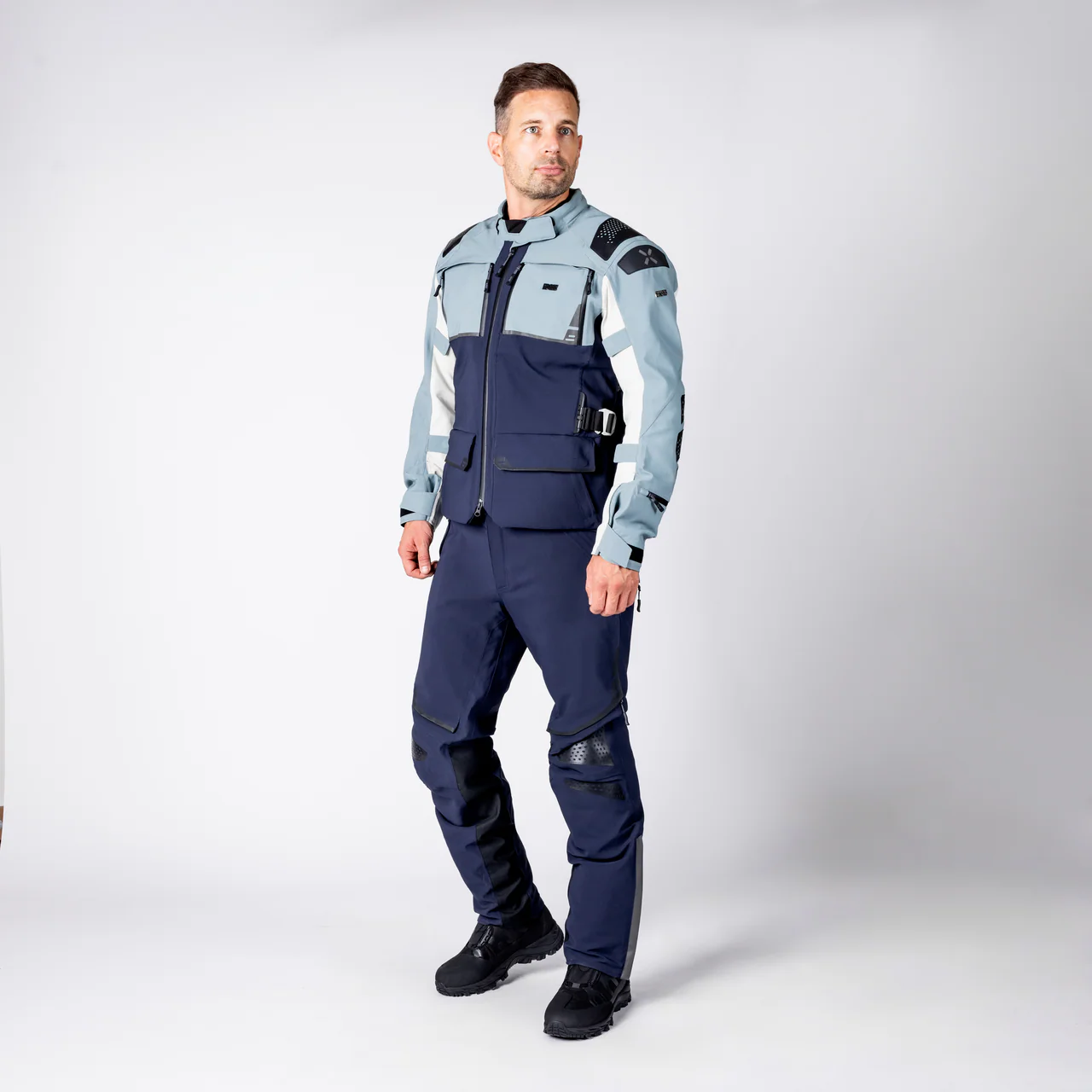 Tourster-STX 2.0 Laminatjacke - dunkelblau-blau grau-cool grau - Image 10