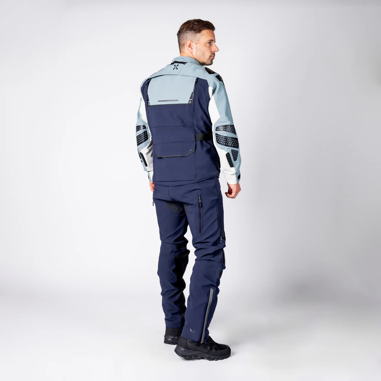 Tourster-STX 2.0 Laminatjacke - dunkelblau-blau grau-cool grau - Image 12
