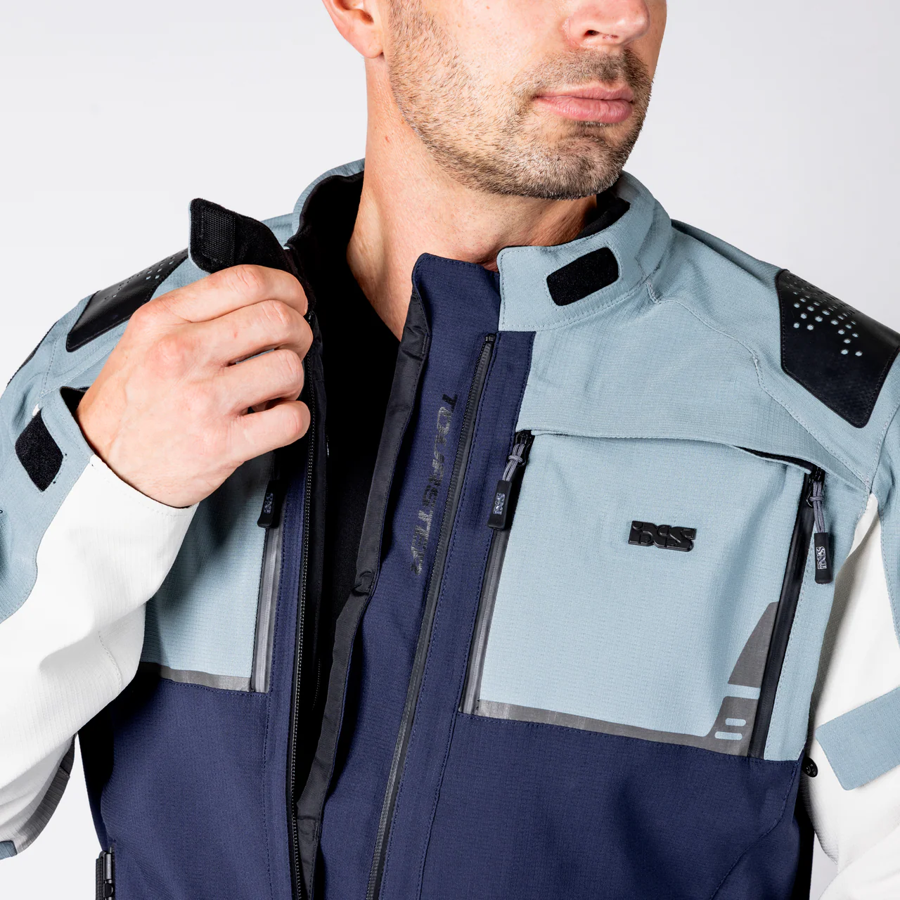 Tourster-STX 2.0 Laminatjacke - dunkelblau-blau grau-cool grau - Image 17