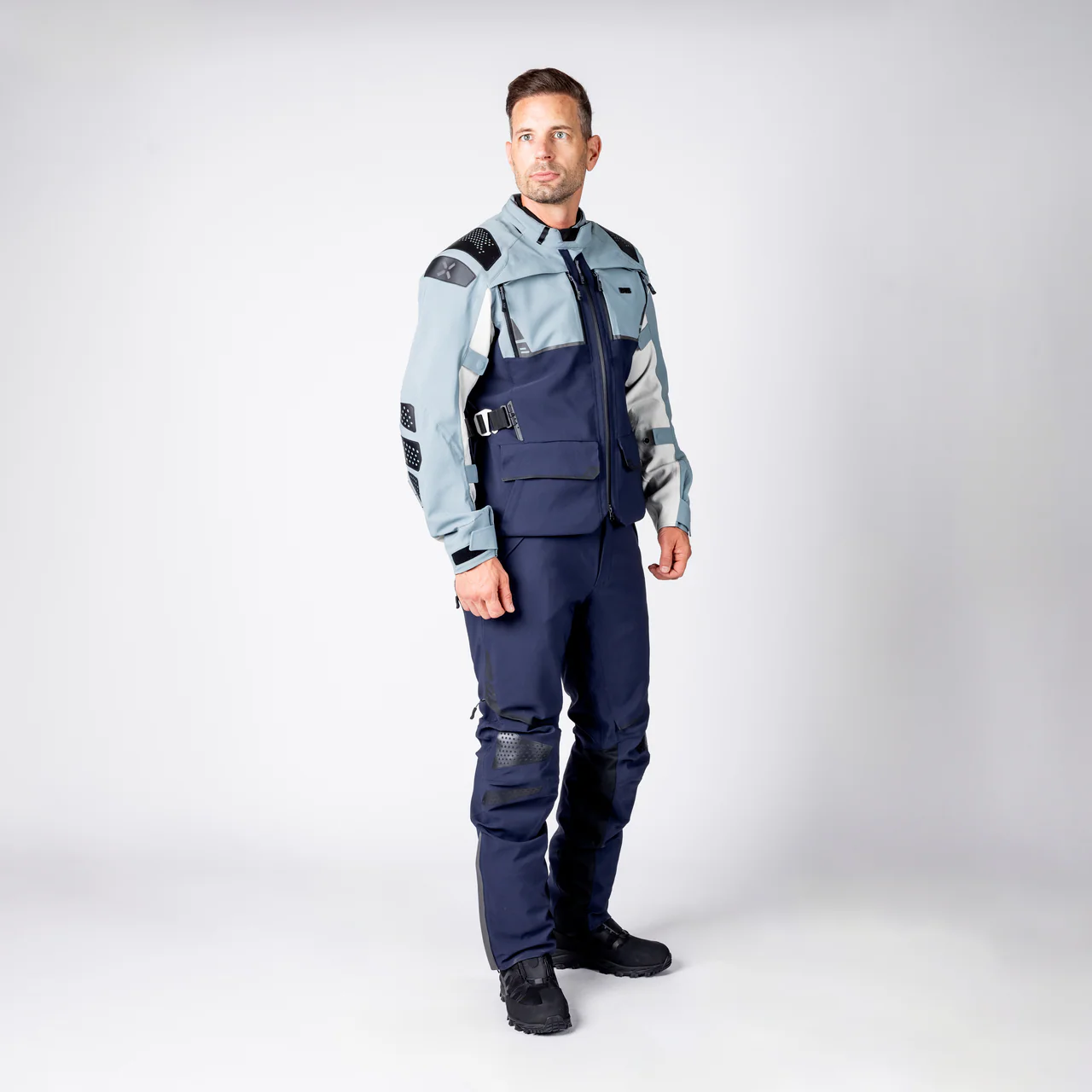 Tourster-STX 2.0 Laminatjacke - dunkelblau-blau grau-cool grau - Image 8