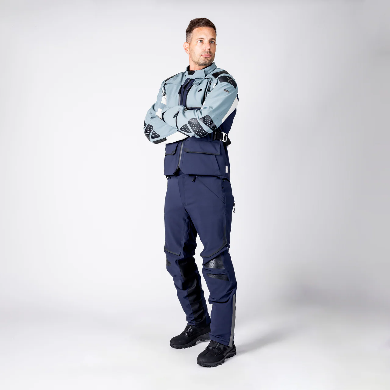Tourster-STX 2.0 Laminatjacke - dunkelblau-blau grau-cool grau - Image 9