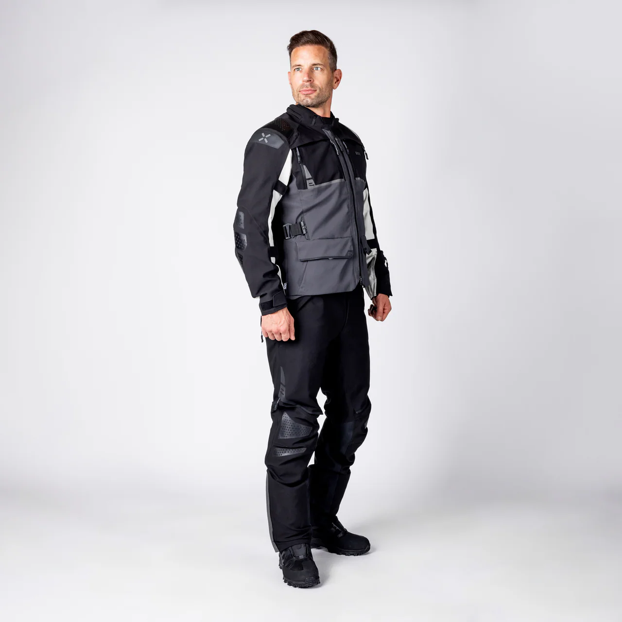 Tourster-STX 2.0 Laminatjacke - dunkelgrau-schwarz-cool grau - Image 17