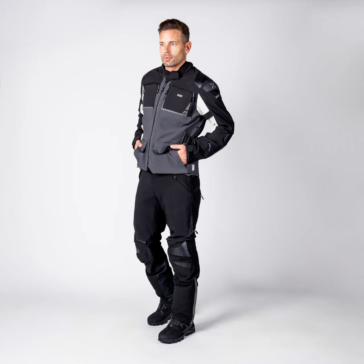 Tourster-STX 2.0 Laminatjacke - dunkelgrau-schwarz-cool grau - Image 2