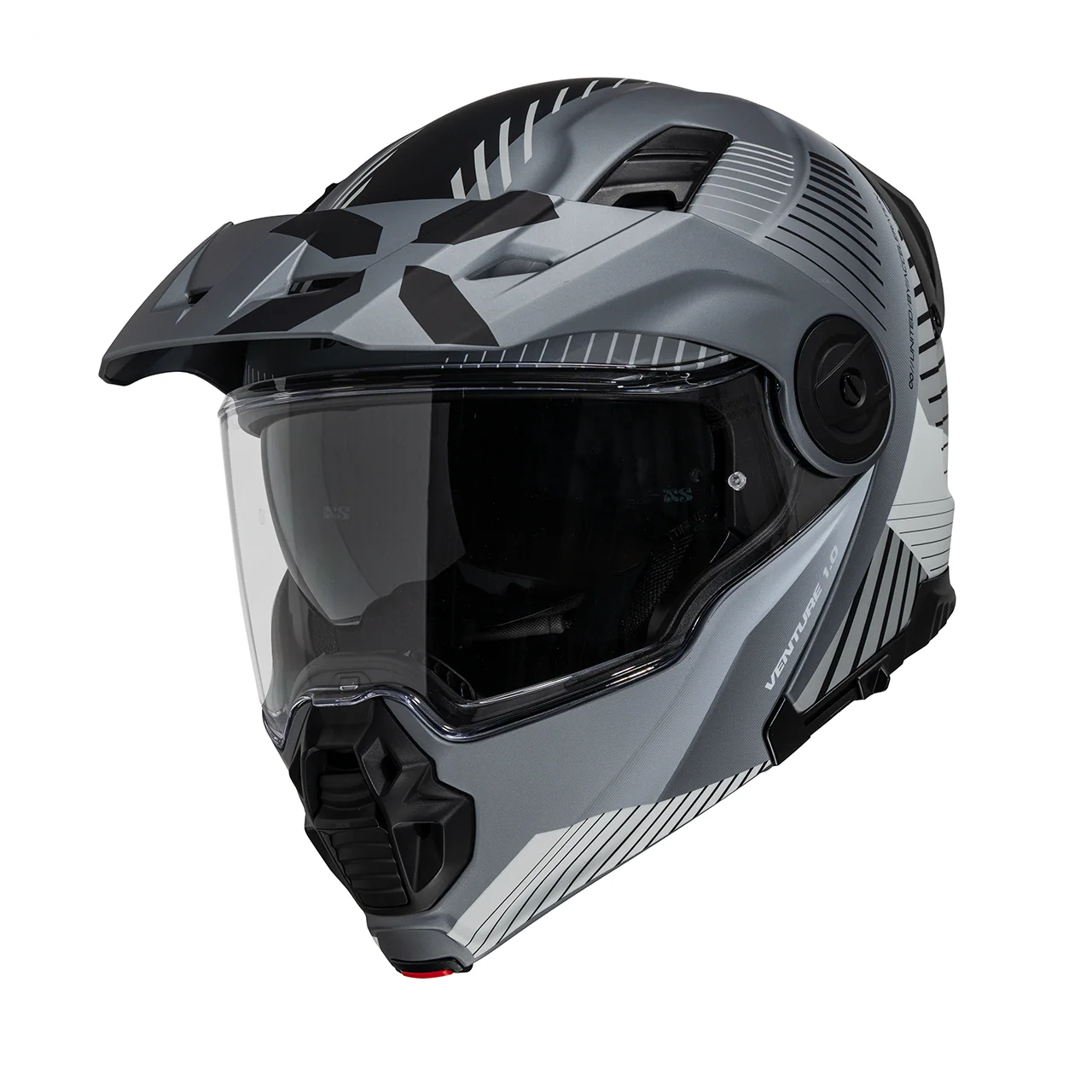 Venture 1.0 Klapphelm - matt grau-anthrazit