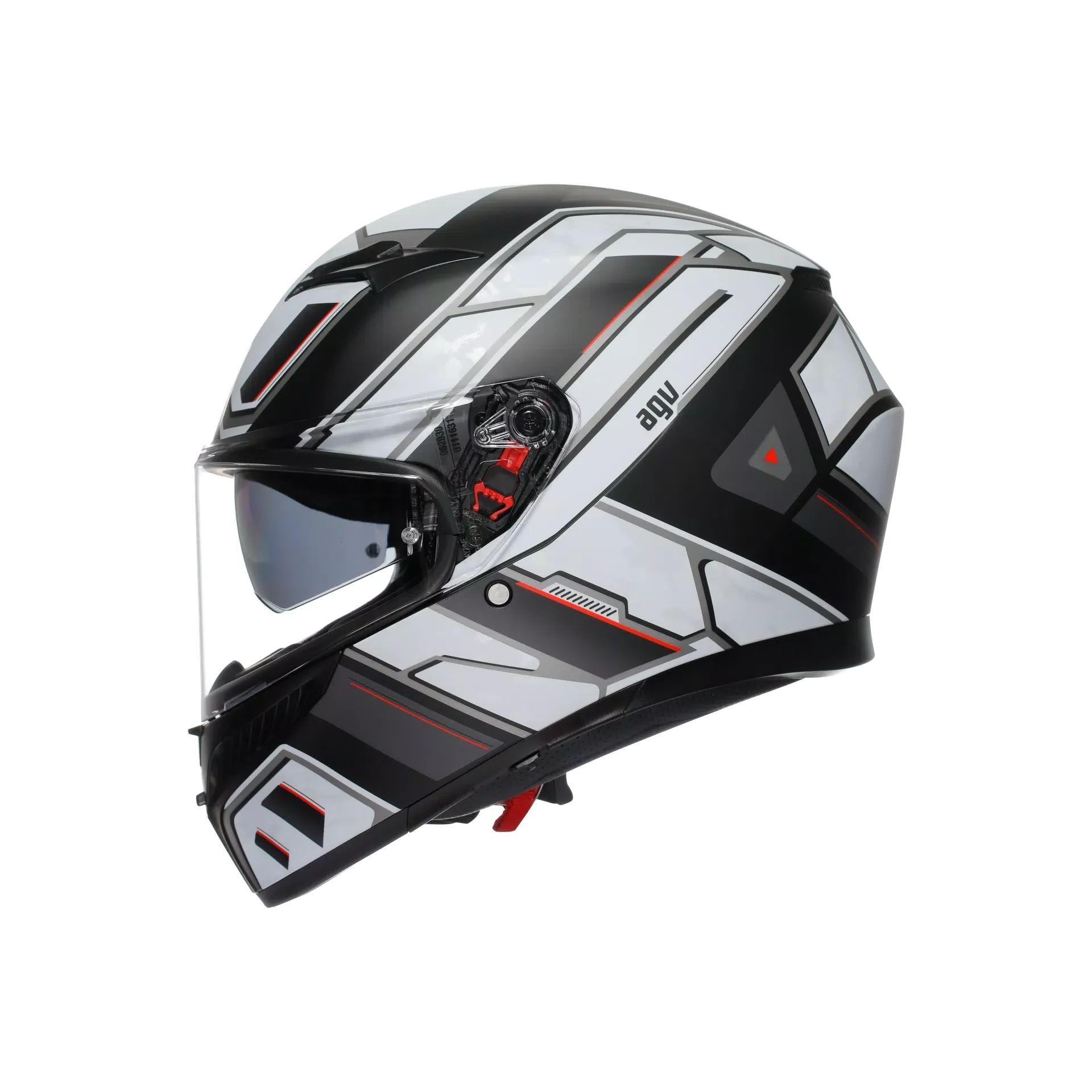 K3 E2206, Integralhelm - Rivia Matt Black/White - Image 4