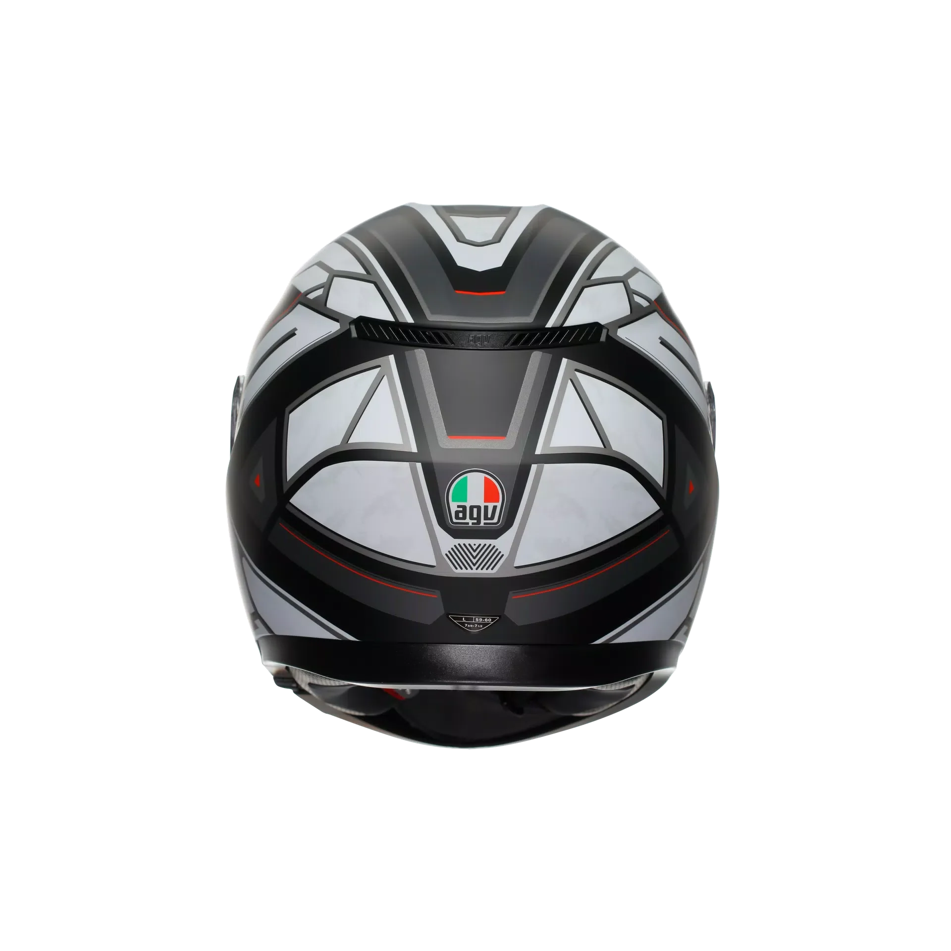 K3 E2206, Integralhelm - Rivia Matt Black/White - Image 5