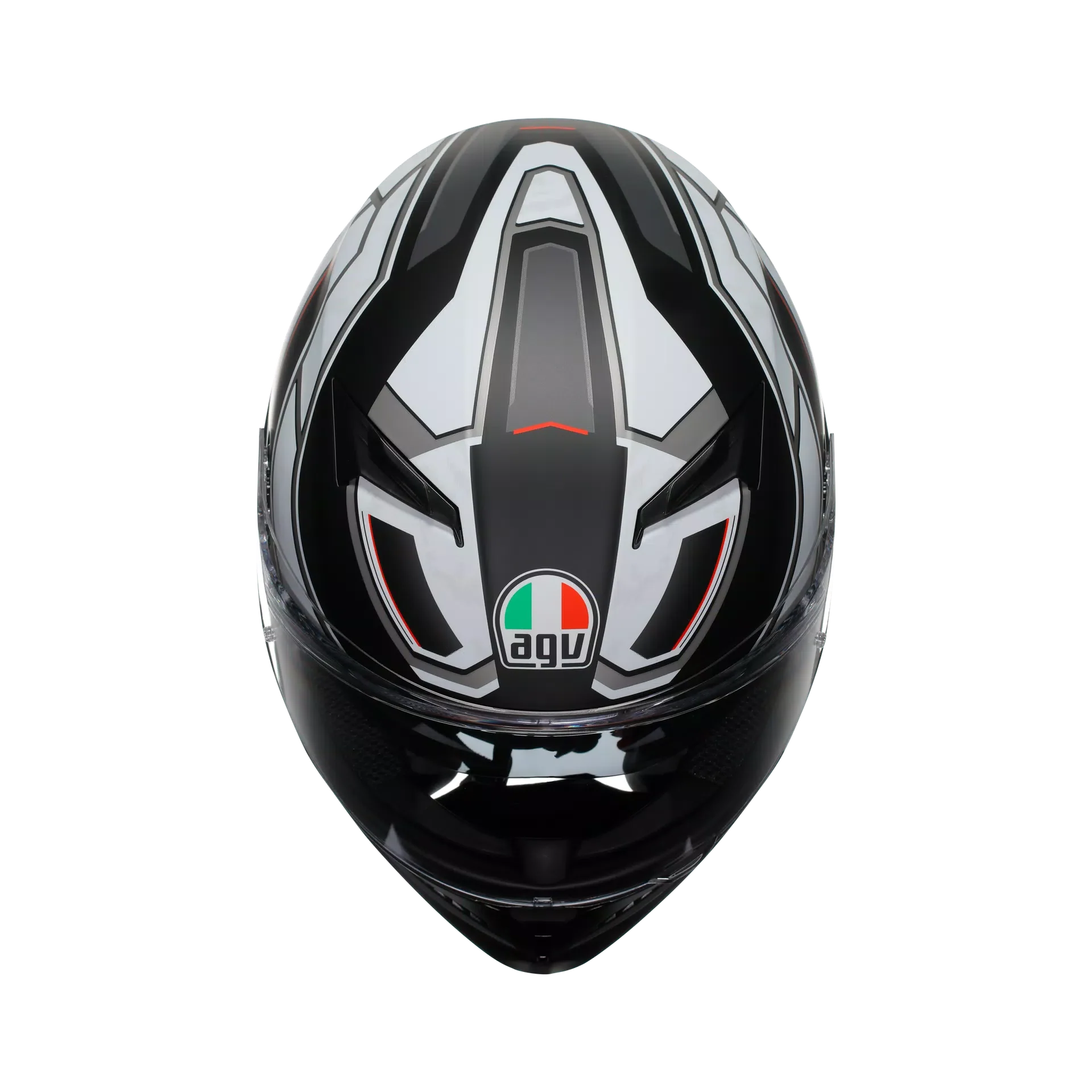 K3 E2206, Integralhelm - Rivia Matt Black/White - Image 7