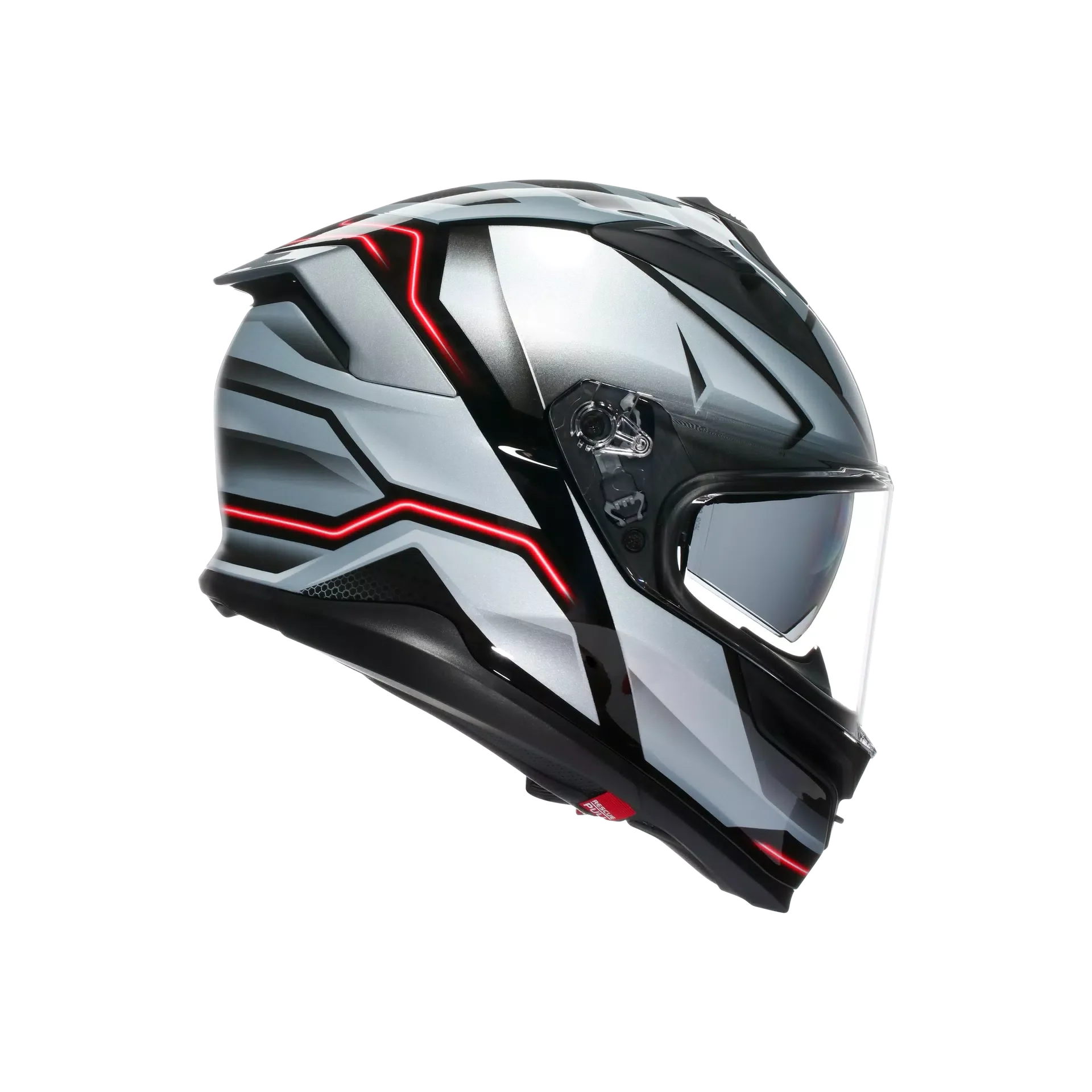 K7 S E2206, Integralhelm - Jaeger Black/Silver - Image 3