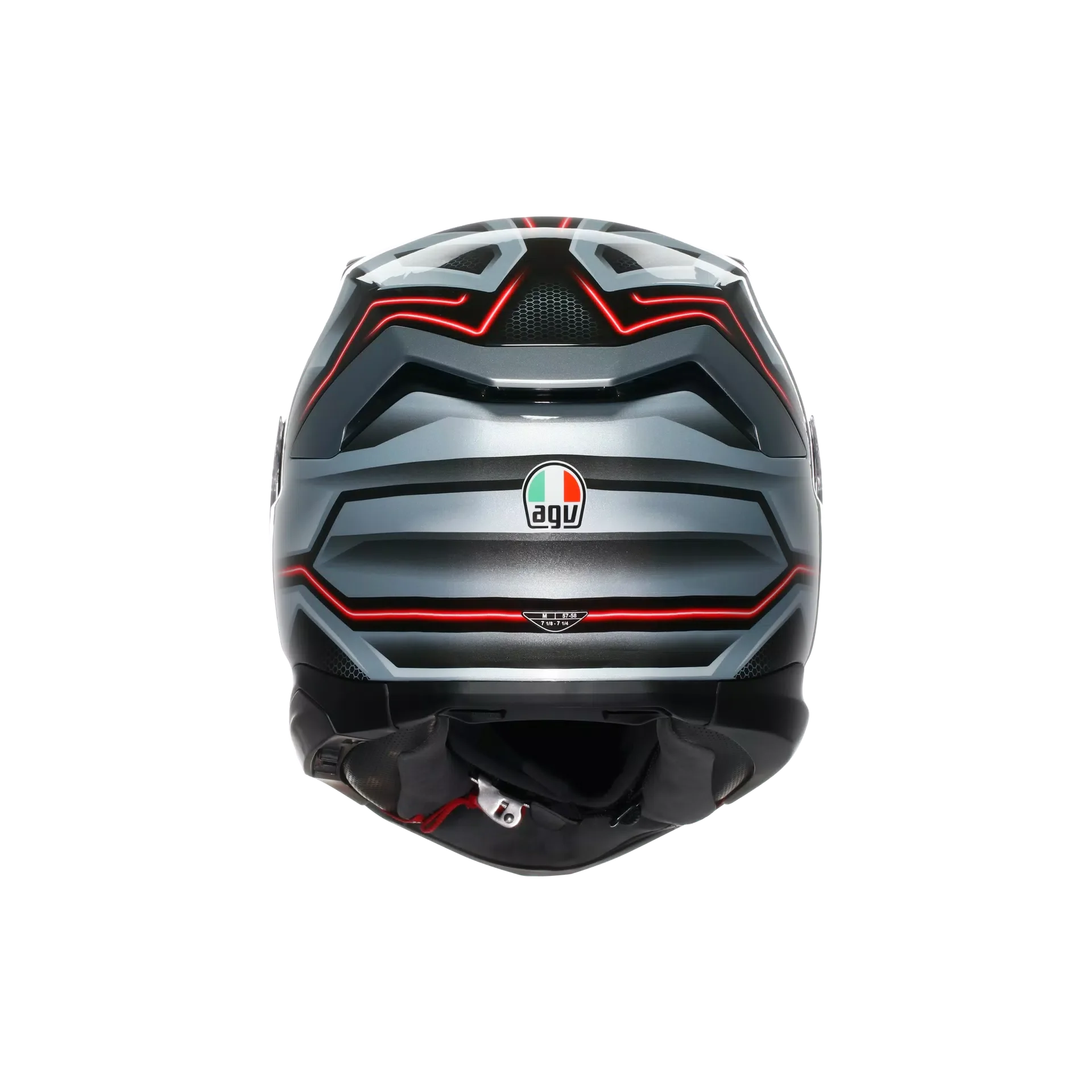 K7 S E2206, Integralhelm - Jaeger Black/Silver - Image 5