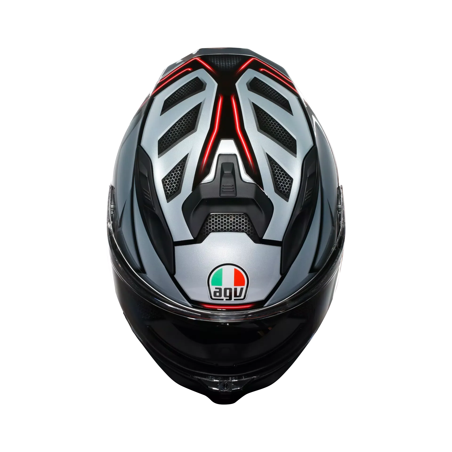 K7 S E2206, Integralhelm - Jaeger Black/Silver - Image 7