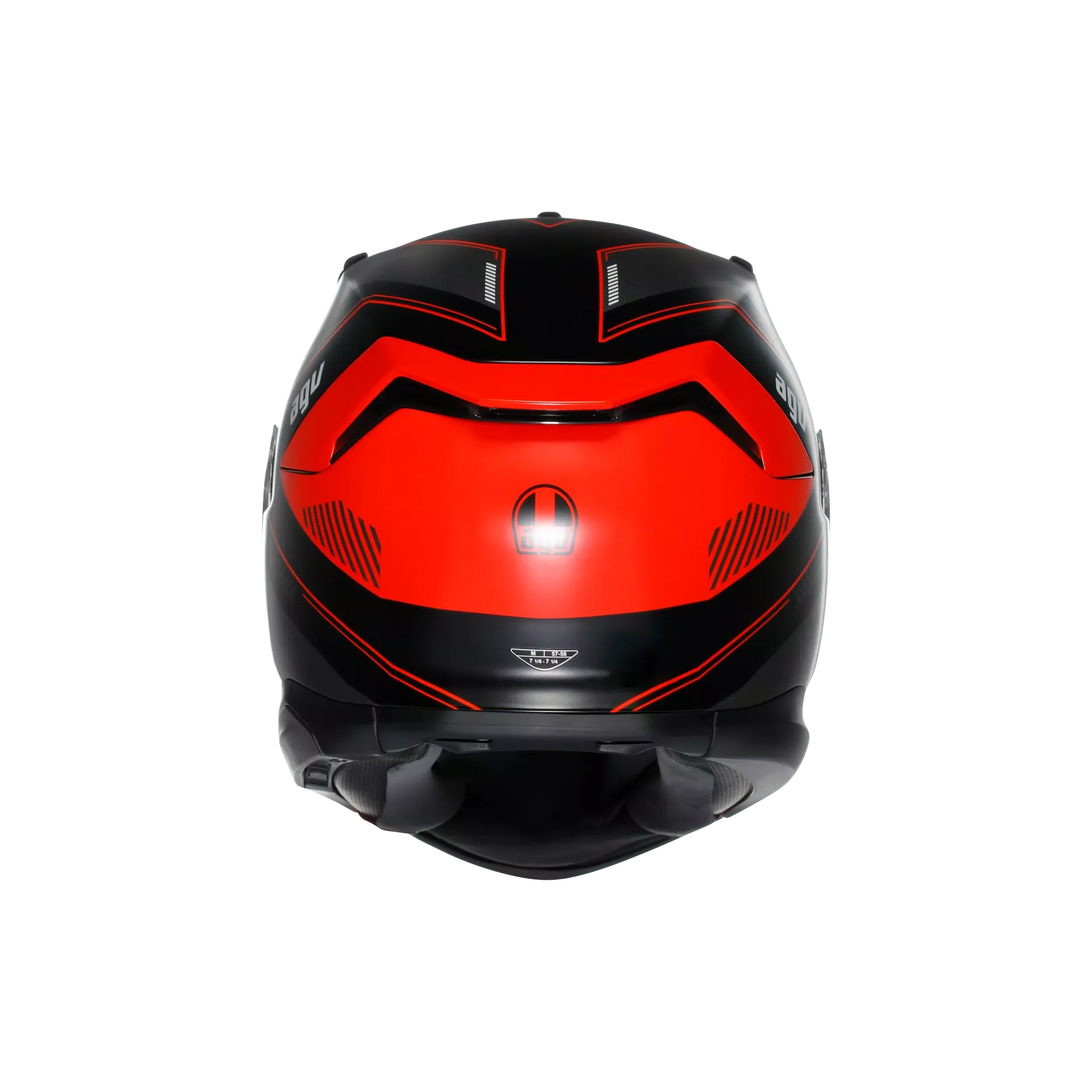 K7 S E2206, Integralhelm - Kyber Matt Black/Red - Image 5
