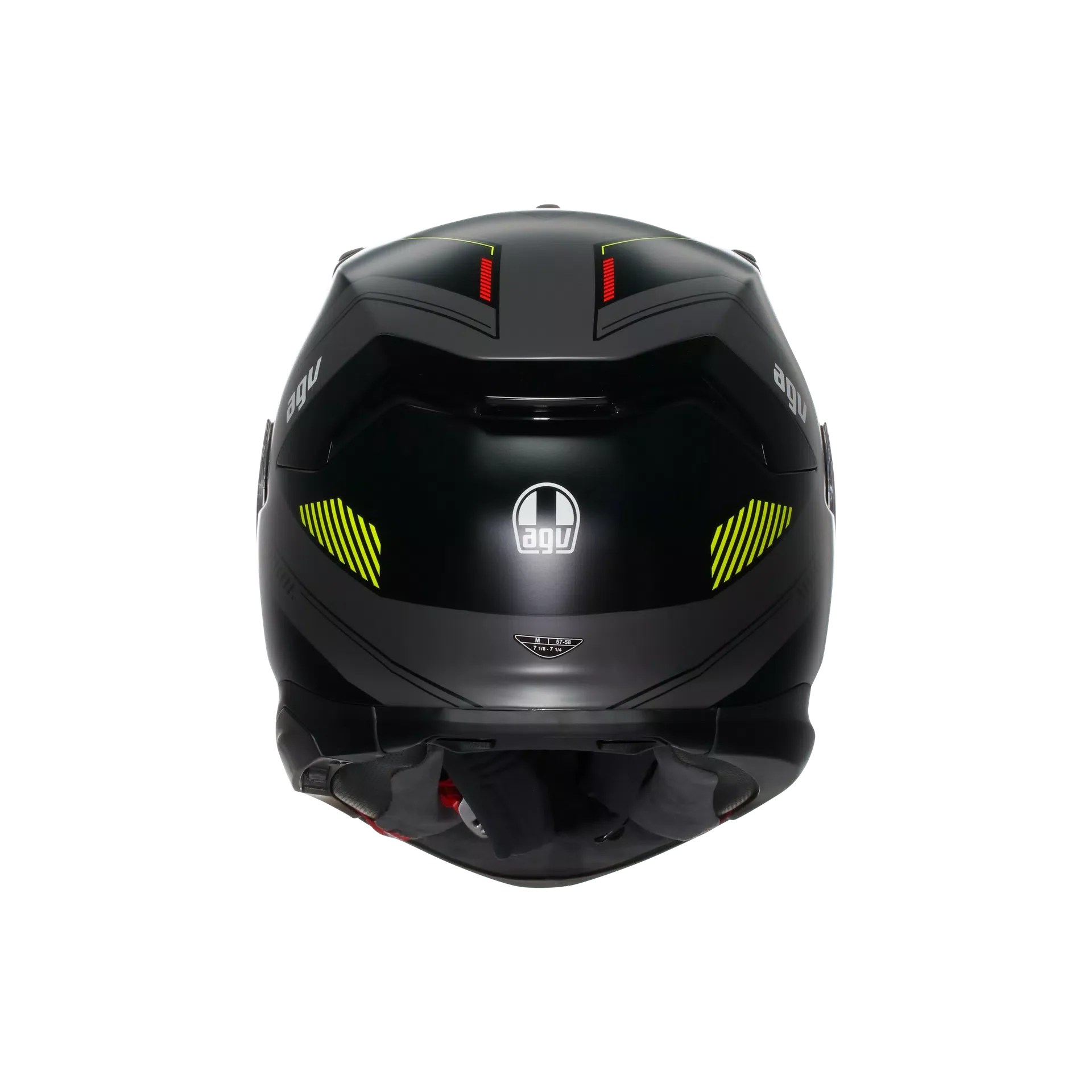 K7 S E2206, Integralhelm - Kyber Matt Grey/Yellow Fluo - Image 5