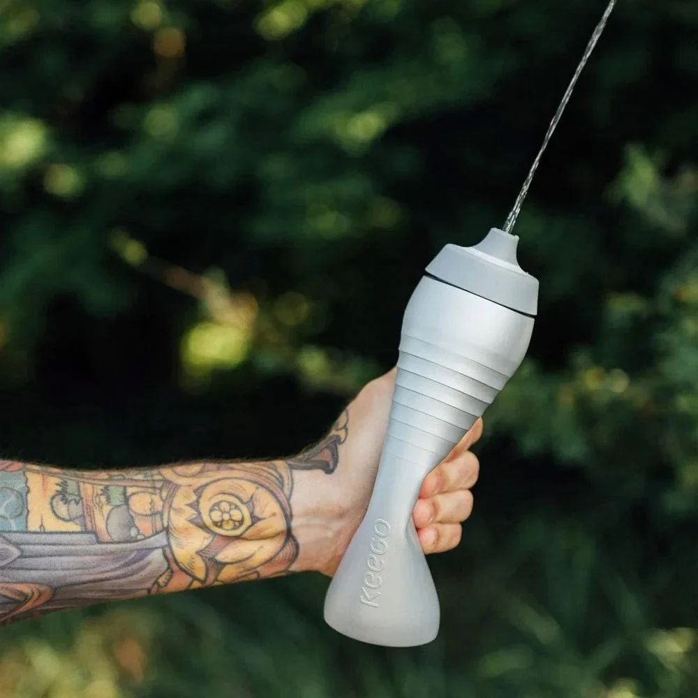 Keego Bottle 750 - Silver Stardust - Image 4