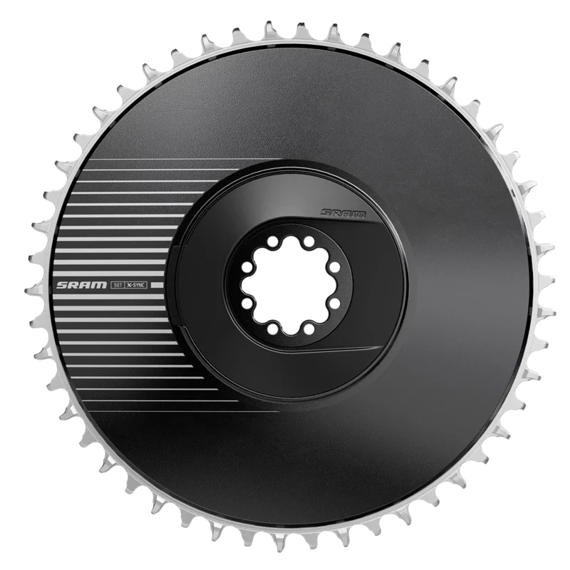 Red Aero E1 Kettenblatt, 12-fach - schwarz / silber