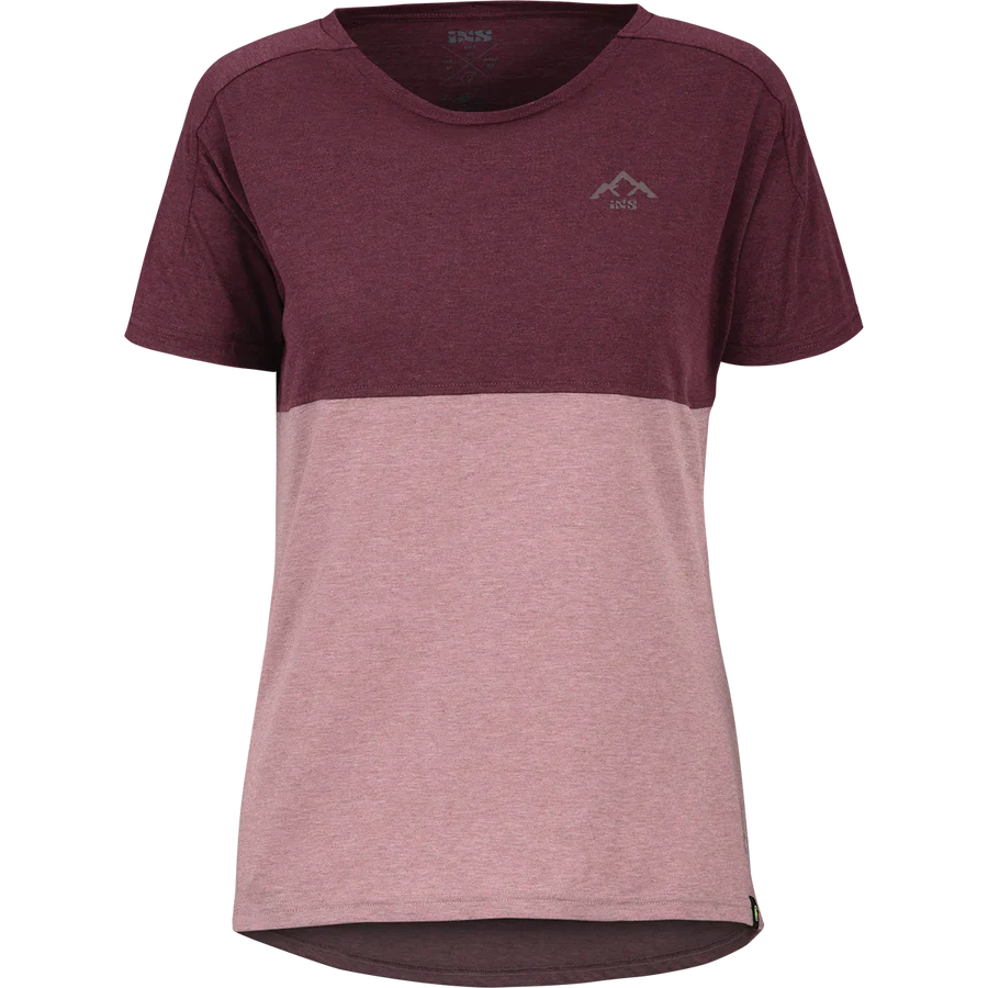 Kids Flow Mountain Tech Tee taupe-raisin - Image 2