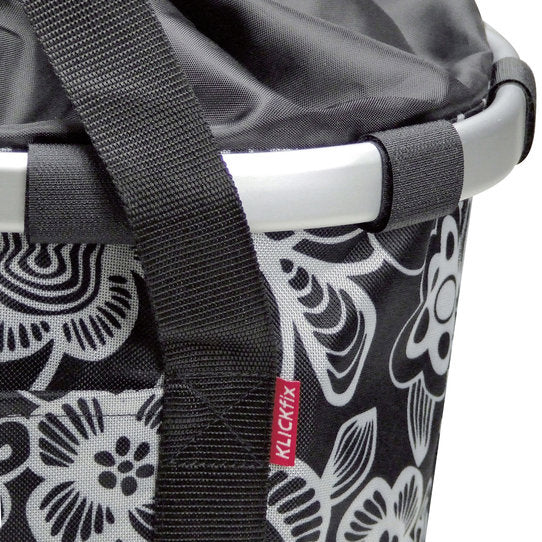 KLICKfix Citykorb Reisenthel Bikebasket 15L - fleur schwarz - Image 2