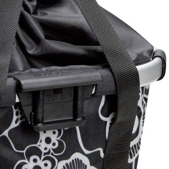 KLICKfix Citykorb Reisenthel Bikebasket 15L - fleur schwarz - Image 3