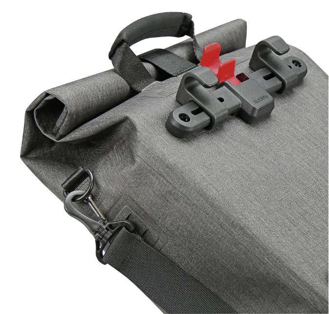 KLICKfix Einzeltasche Lightpack GT Waterproof 16L - tweed grau - Image 4