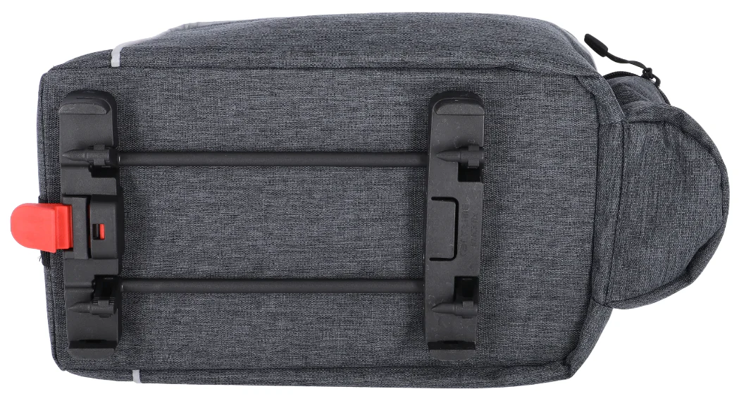 KLICKfix Gepäckträgertasche Rackpack Light 8L, Racktime - grau - Image 7