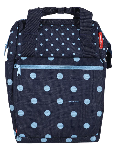 KLICKfix Gepäckträgertasche Roomy GT 12L - mixed dots blue - Image 2