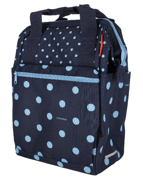 KLICKfix Gepäckträgertasche Roomy GT 12L - mixed dots blue - Image 3