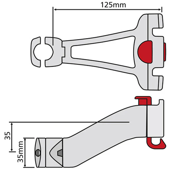 KLICKfix Lenkeradapter für Vorbau - 22-26 mm - Image 3