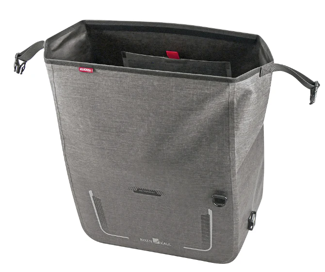 KLICKfix Lenkertasche Lightpack Max Waterproof 10L - tweed grau - Image 6