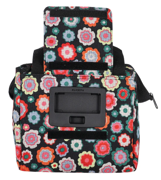 KLICKfix Lenkertasche Roomy 4L - happy flowers - Image 5