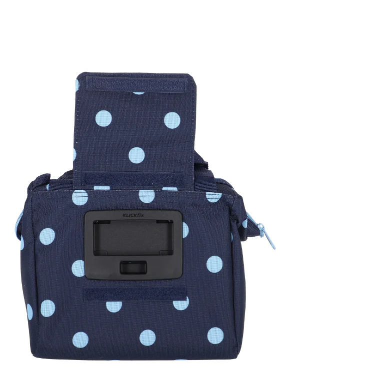 KLICKfix Lenkertasche Roomy 4L - mixed dots blue - Image 5
