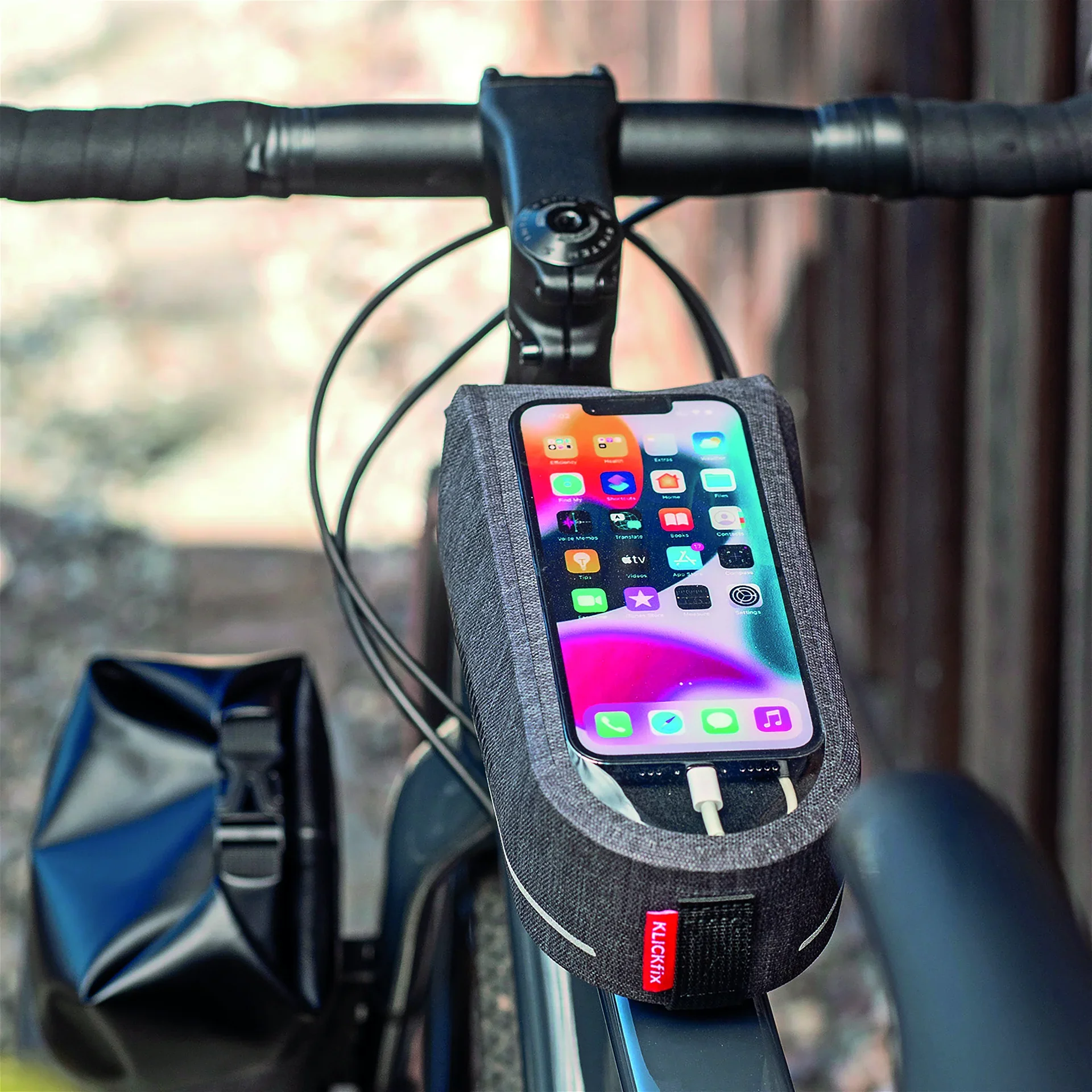 KLICKfix Rahmentasche Framebag Phone Waterproof 1L - grau - Image 4