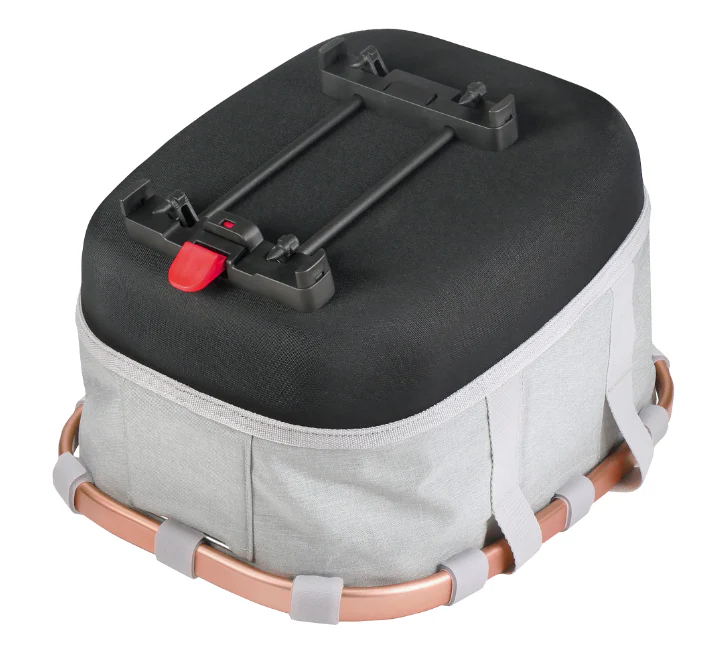 KLICKfix Reisenthel City-Tasche Bikebasket GT 21L, Racktime - twist sky rose - Image 2