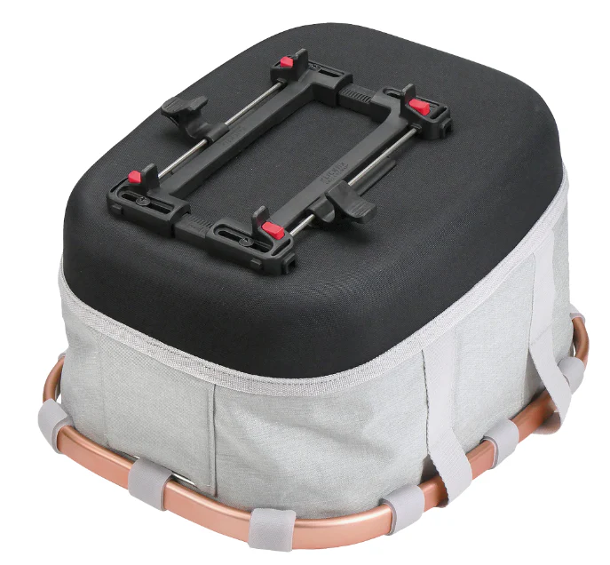KLICKfix Reisenthel City-Tasche Bikebasket GT 21L, Uniklip2 - twist sky rose - Image 2
