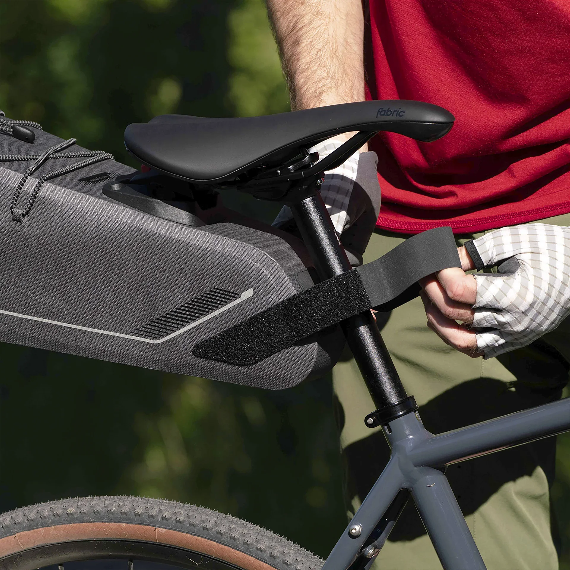 KLICKfix Satteltasche Bikepack X Waterproof 8 - 10L - grau - Image 4
