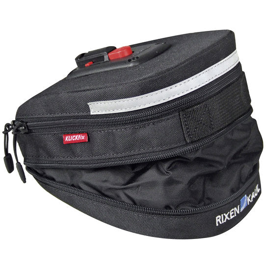 KLICKfix Satteltasche Micro 200 Expandable 1,5L - schwarz