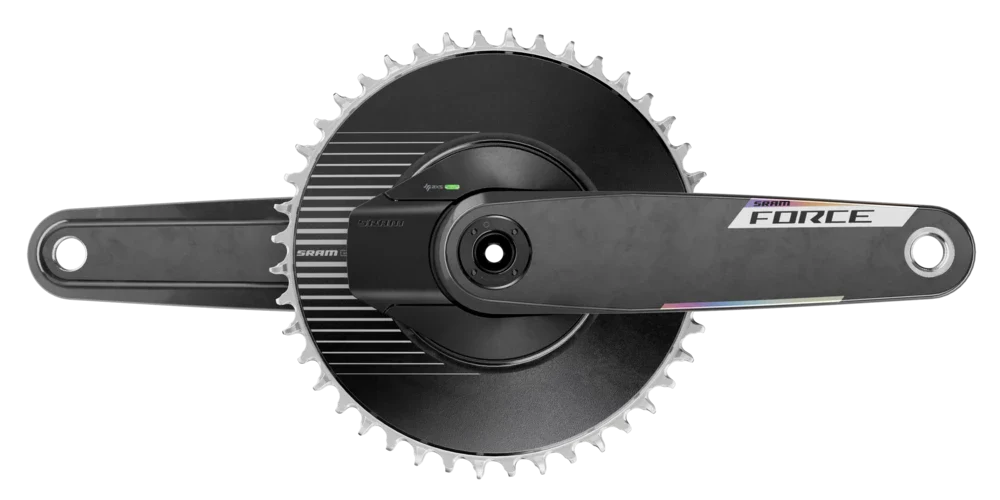 Force Aero E1 - Kurbelgarnitur mit Powermeter, 50T - schwarz - Image 2
